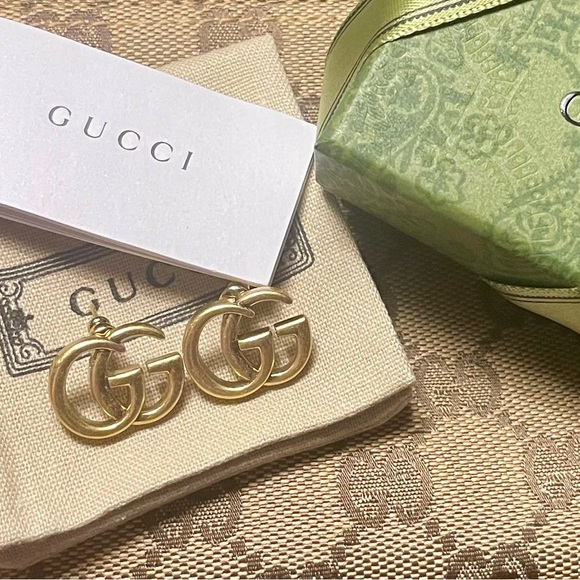 LOW START 3 Authentic Gucci Earring’s Classic GG design full inclusion! - Picture 1 of 9